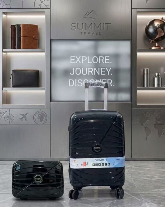 small size Luggage + Beauty box